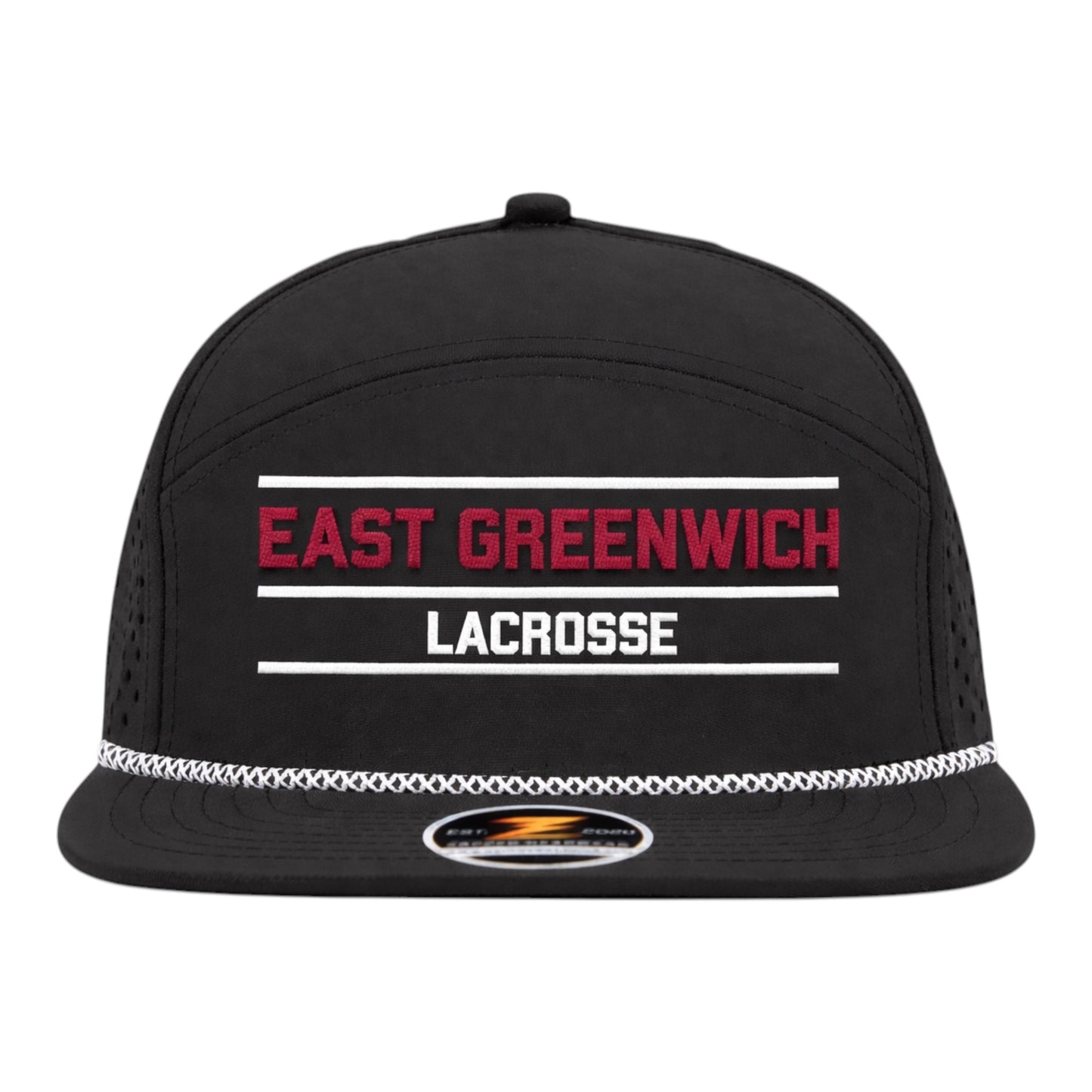 East Greenwich Lacrosse          Premium Snapback (black 7-panel)
