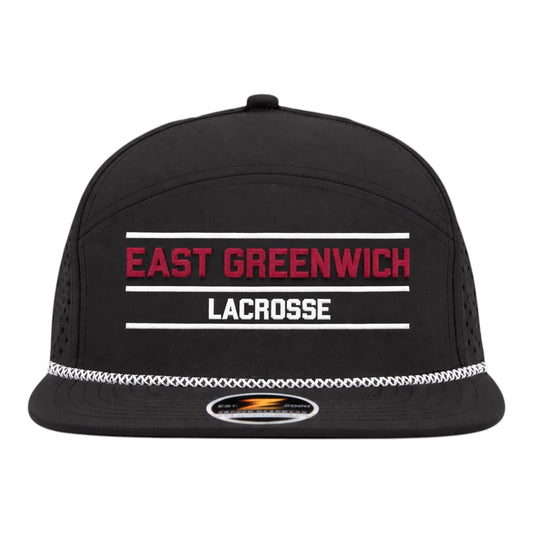 East Greenwich Lacrosse          Premium Snapback (black 7-panel)