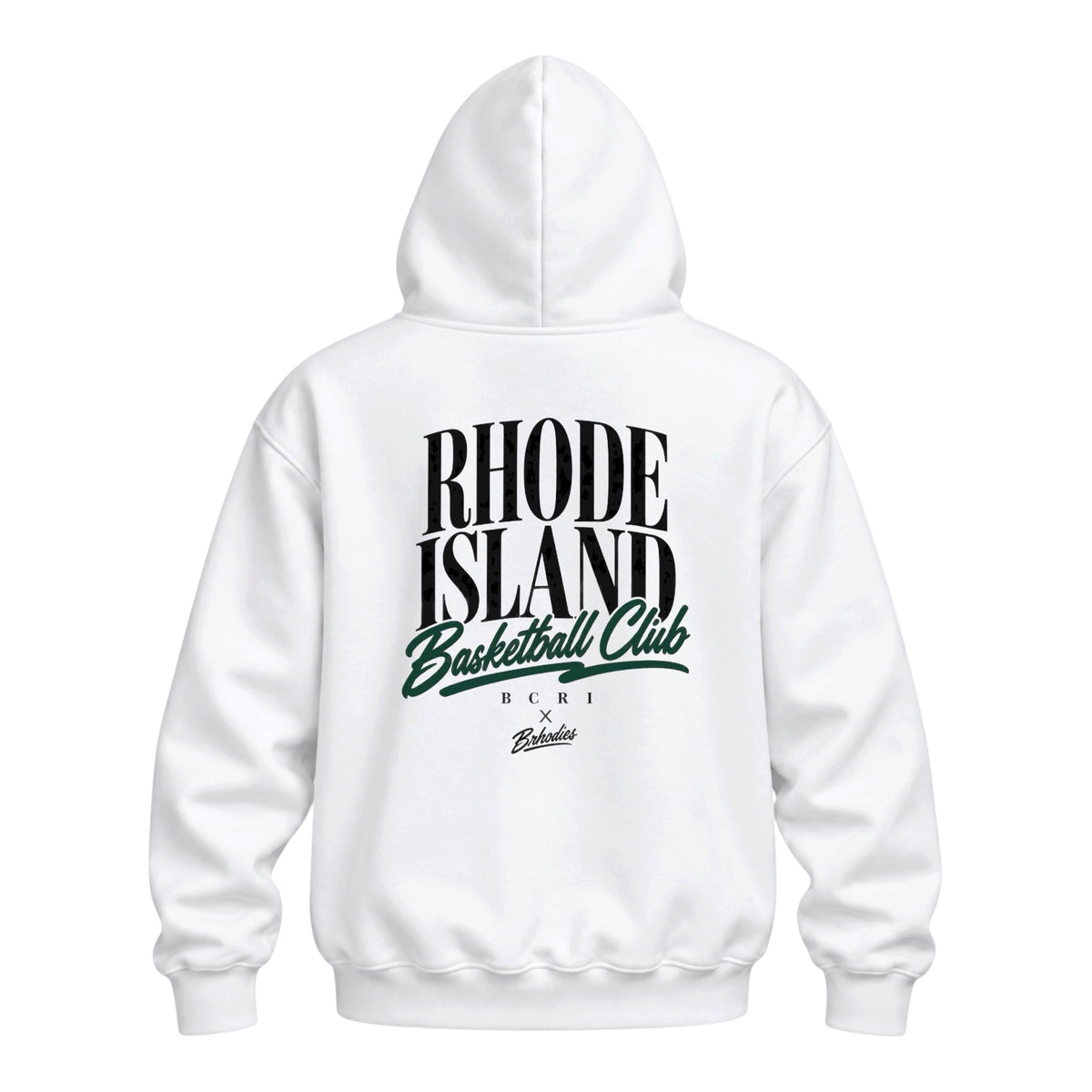 BCRI × BRHODIES COLLAB WHITE HOODIE  🏀