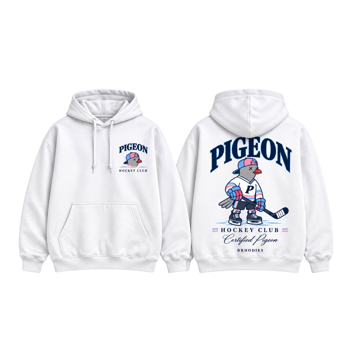 BOSS × BRHODIES — CERTIFIED PIGEON HOODIE