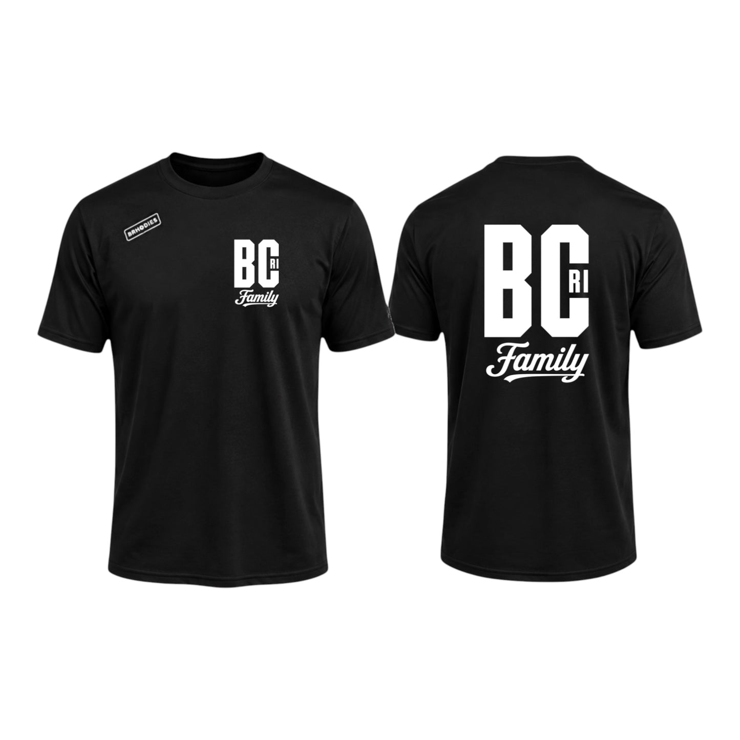 BCRI × BRHODIES — SZN I PREMIUM TEE (black/white)