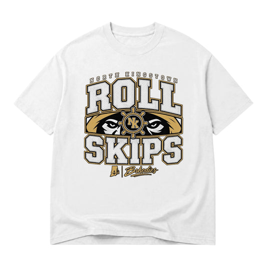 NORTH KINGSTOWN ROLL SKIPS × BRHODIES — PREMIUM BOX FIT TEE