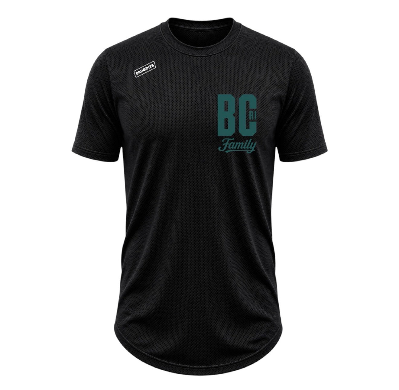 BCRI x Brhodies Relaxed Fit Compression Tee (black)