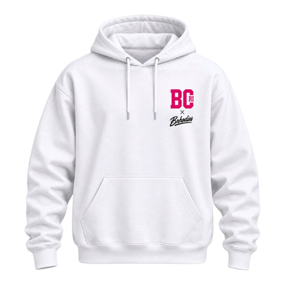 BCRI × BRHODIES COLLAB WHITE /PINK HOODIE  🏀