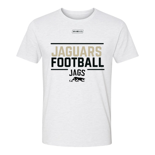 NK Jags Football Poly Tee (white)