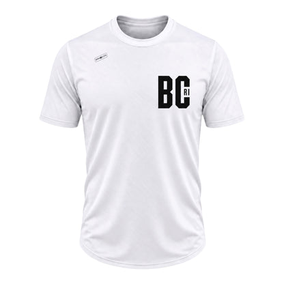 BCRI x Brhodies Player Issued Mesh Compression Tee (white/ black)