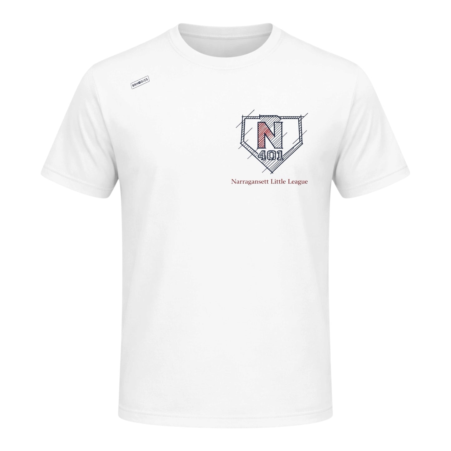Narragansett Little League Blueprint Tee
