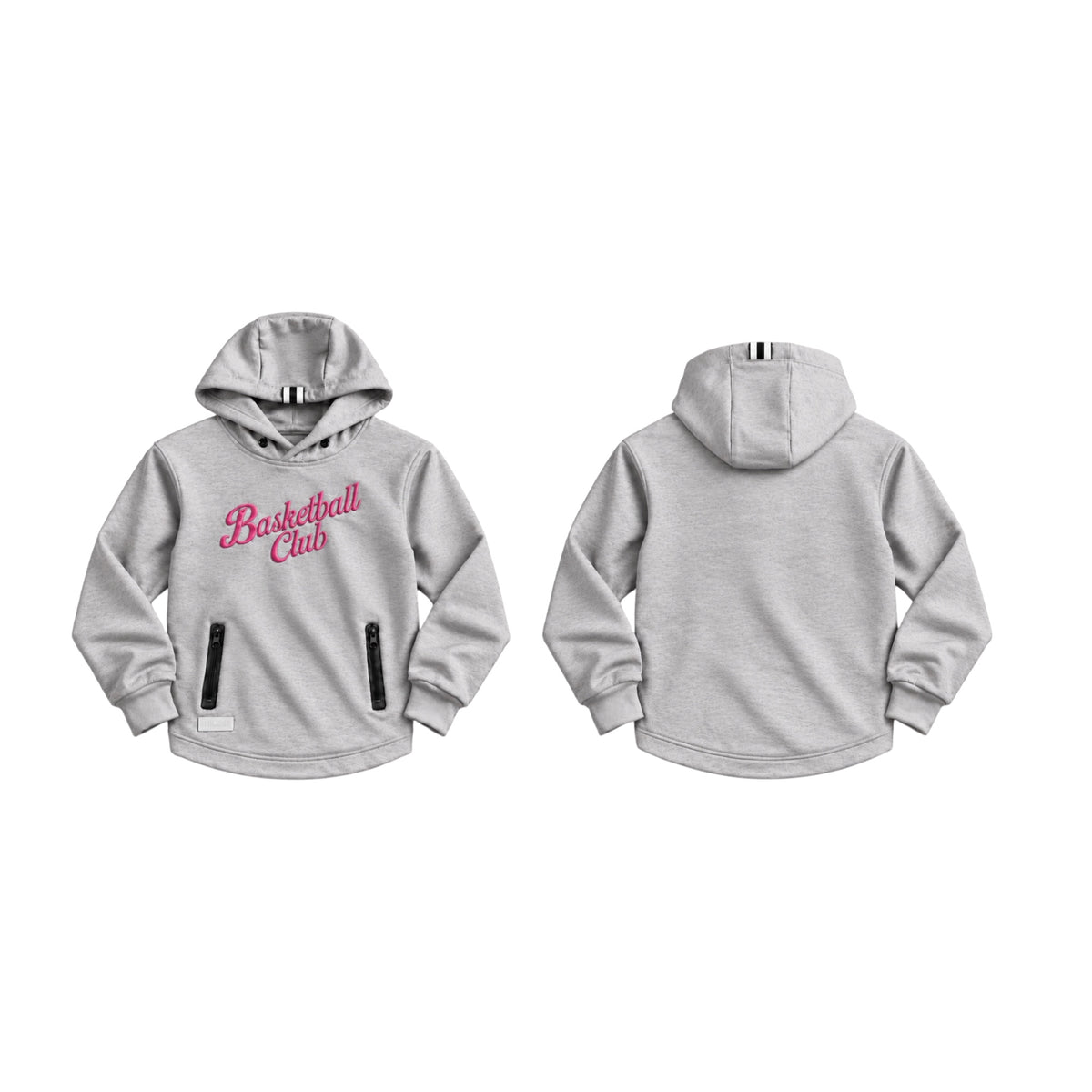BASKETBALL CLUB × BRHODIES HOODIE [presale - read description] (PINK)